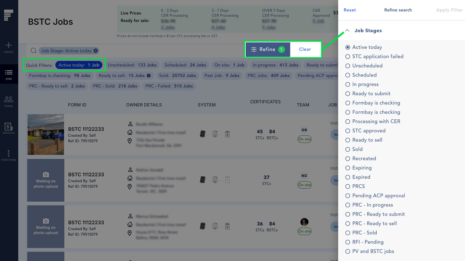 Battery STC screenshot