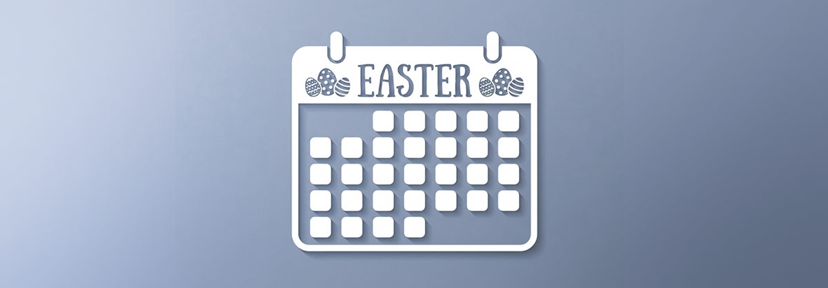 Easter themed banner